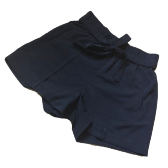 Dynamite Pants - 𝅺Dynamite Black High Waist Shorts with Tie